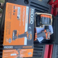 Rigid sub, compact, brushless drill And Charger
