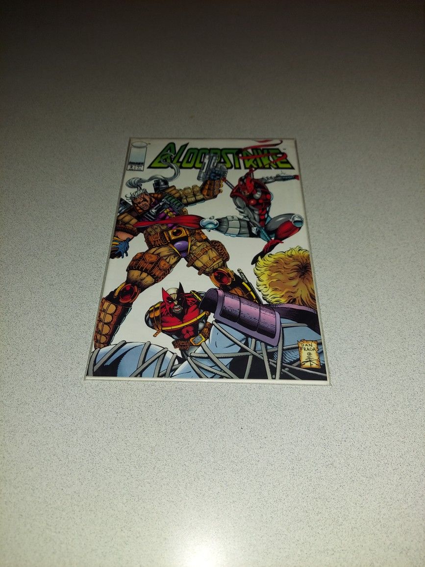 1993 BLOODSTRIKE #2 COMIC BAGGED AND BOARDED