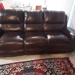 Recliner Leather Couch For Sale 
