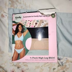 Multi-colored Kindly Yours Four Pack Of Highly Bikini Extra Large Underwear Brand New