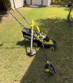 Ryobi 18 volts mower bundle