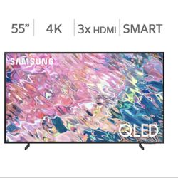 TV Samsung 55" Class - Q60BD Series - 4K UHD QLED LCD TV. (2022 model). Model Q6 QN55Q60BD. 