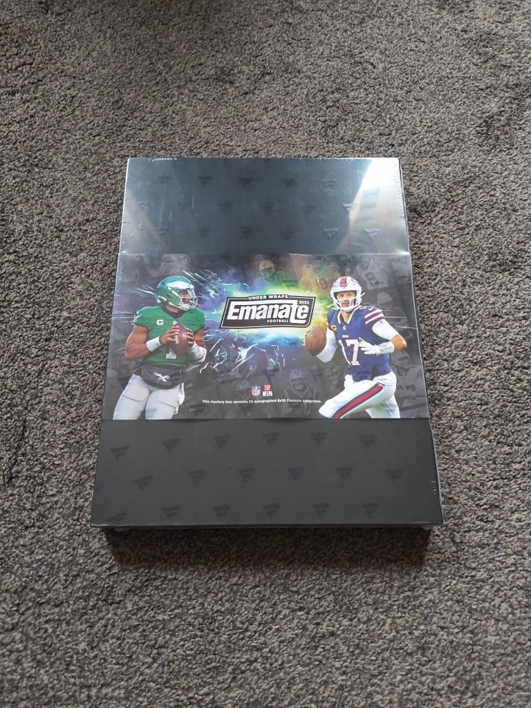 Factory Sealed Under Wraps 2025 NFL Autographed 8x10