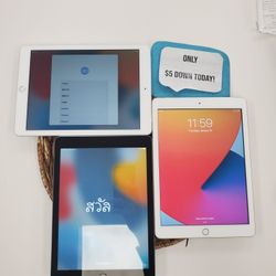 Apple iPad 5th Gen Tablet - 90 Days Warranty - Payments Available With $1 Down 