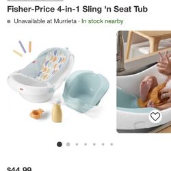 Fisher Price 4 In 1 Sling N Seat Tub 