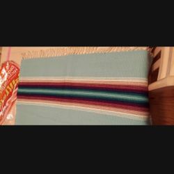 Vintage Wool Hand Woven Rug 