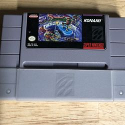 Teenage Mutant Ninja Turtles IV: Turtles in Time Snes Super Nintendo 