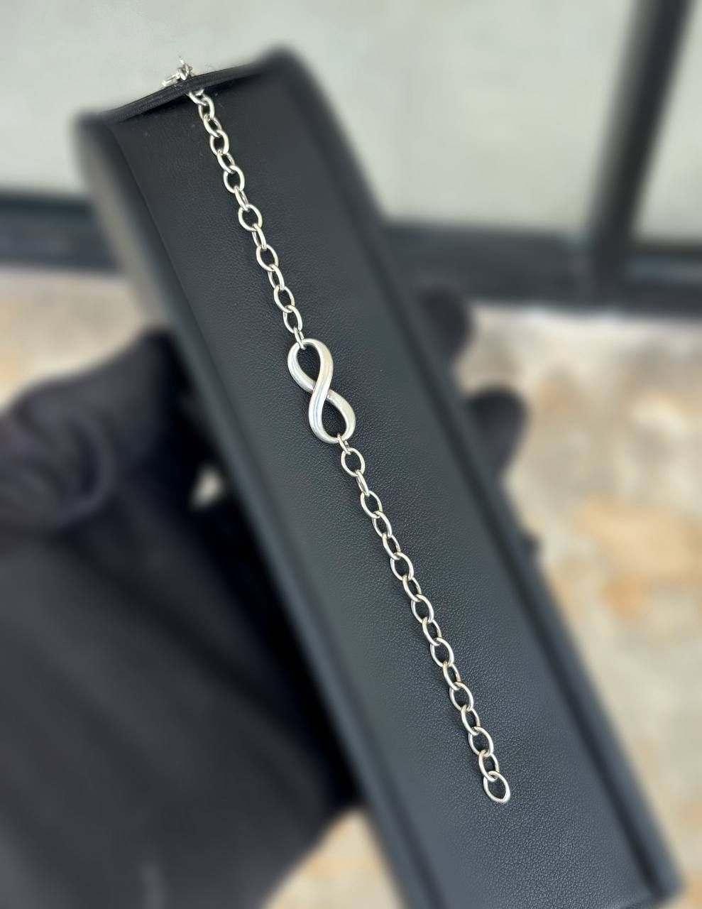 Jewelry Tiffany & and Co 925 sterling silver 7.25β infinity charm bracelet π³