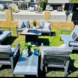 Brand New Patio Outdoor Furniture Set With Fire Pit