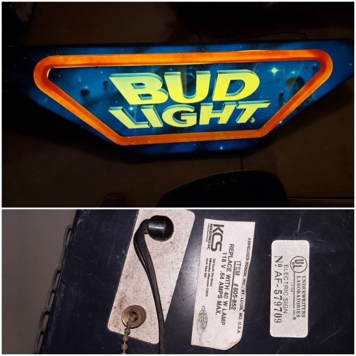 bud light star wars sign