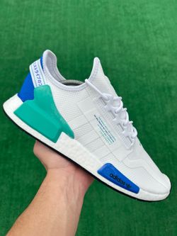 ADIDAS NMD_R1 V2 “WHITE / CYAN” (Size 11.5, Men’s)
