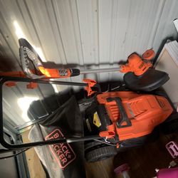 electric mower/weed eater