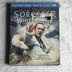 The Sorcerer and the White Snake (Blu-ray + DVD, 2013) - Jet Li Action Fantasy - With Slipcover