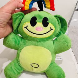 Kids next-door, rainbow monkey, plushy Cartoon Network #green monkey plushie  #Keychain #kawaii # karma # Valentine’s gift # gift for her #plushie #bi
