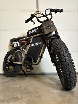NEW 31MPH Electric Bike ⚡ Full Suspension • Long Range Battery • 20x4.5 GRYZ 73 Super Knobby Tires