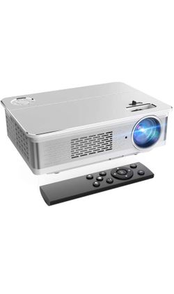Native 1080P Outdoor Movie Projector 6800 Lumens Home Theatre Projector Support 300inch Screen with Hi-Fi Speakers