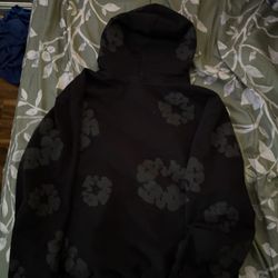 All Black Denim Tears Hoodie