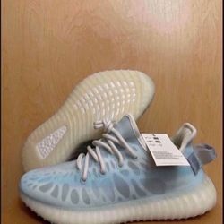 Adidas Yeezy Boost 350 V2 Mono Ice GW2869 Mens Size 5.5/6.5 Womens Brand New