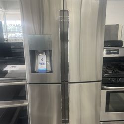 4 Door French Stainless Steel Samsung Fridge 