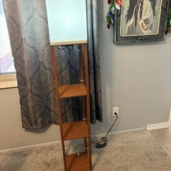 New Modern Floor Lamp, W Shelves