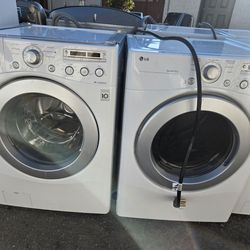 Lg Washer And Dryer Set Electric 30-day Warranty