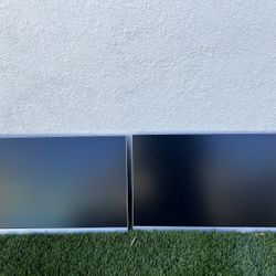 2 HP Monitors 21.5”  $40 Each