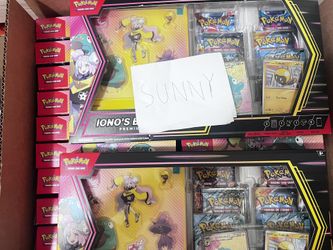 Pokemon Iono’s Bellibolt ex premium collection Box Pokémon 