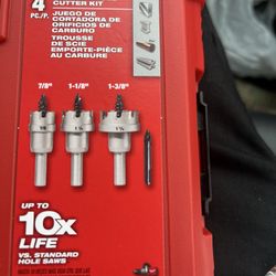 Milwaukee Carbide Hole Cutter Kit X2