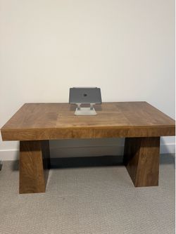 CB2 Ridge Bleached Oak Desk (DUPE)