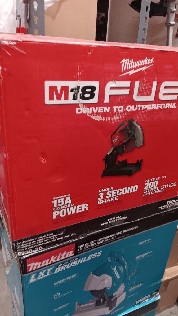 Milwaukee
M18 FUEL 18-Volt Lithium-Ion Brushless Cordless 14 in. Abrasive Cut-Off Saw (Tool-Only)