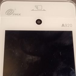 PAX A920 ANDROID TERMINAL CARD READER MOBILE TABLET TERMINAL WIRELESS .....NO CHARGER. SOLD AS IS