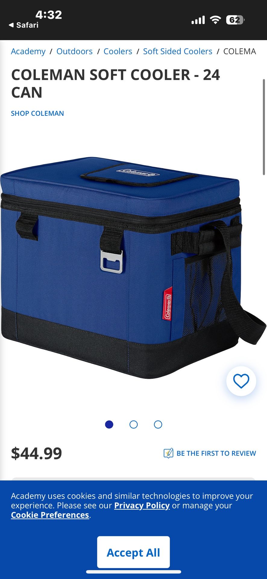 Coleman Soft Cooler 24 Can