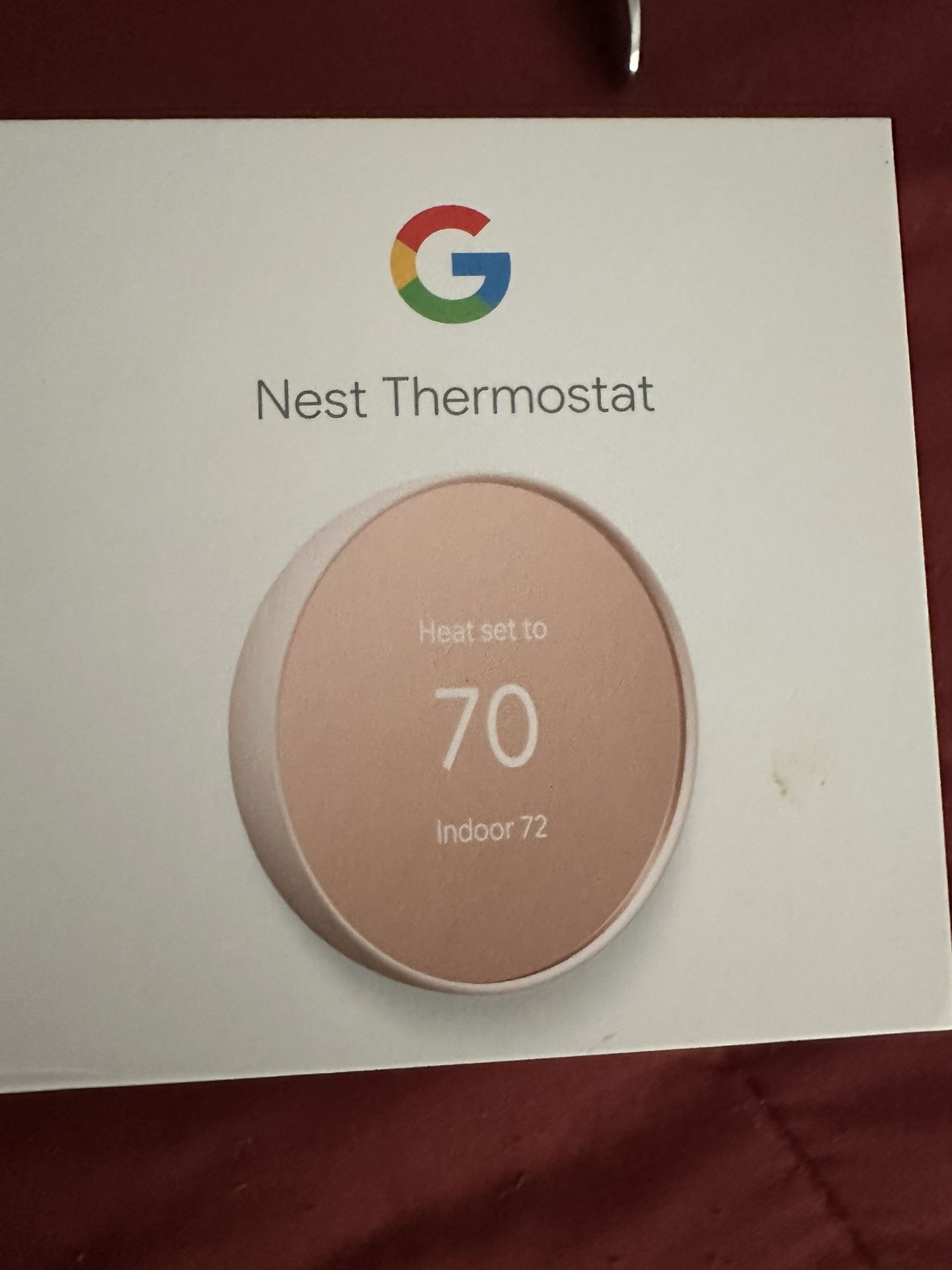 Robot Vacuum & Google Rose Gold Nest Thermostat