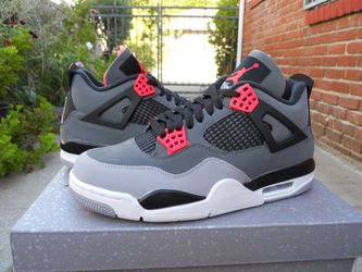 Nike Air Jordan 4 Retro Infrared Men's Size 8.5 Shoes New Release Date June 15 2022