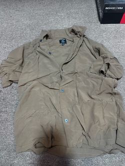 Pacsun button up, brownish top