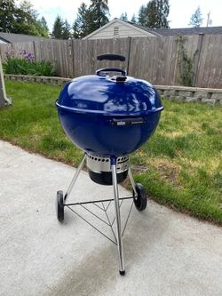 Weber master touch 22 Blue Kettle