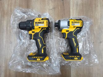 NEW DeWalt 20V Brushless Drill & 20V Brushless Slim Profile Impact Driver Combo TOOLS ONLY