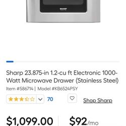 Microwave Drawer 