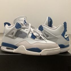 Mens 11.5 USED Nike Air Jordan Retro 4 IV Off white/military blue 2024 Fv5029 141 *LOCATED IN AGOURA HILLS*