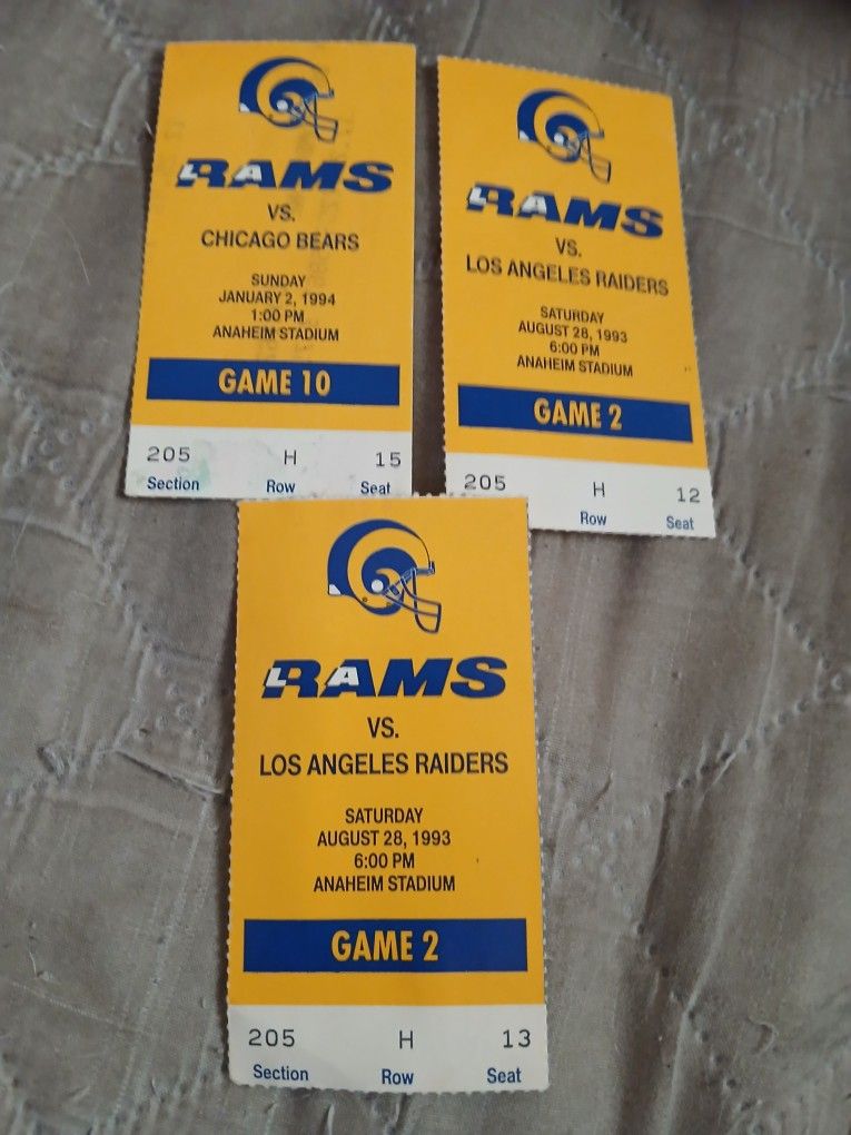 LOT OF SPORTS TICKETS