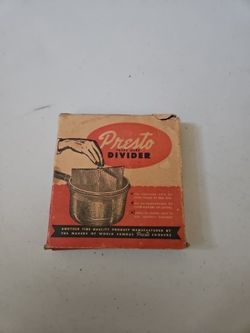 Vintage Presto Pot Divider New In The Box With Papers