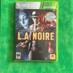 L.A. Noire Platinum Hits For Xbox 360