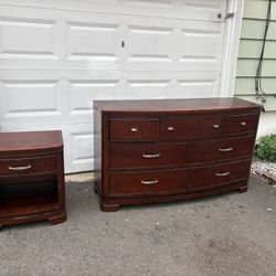 Dresser With nightstand 