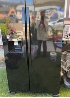 Black refrigerator