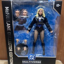 DC Multiverse McFarlane Collector Black Canary DC Rebirth #54 7"