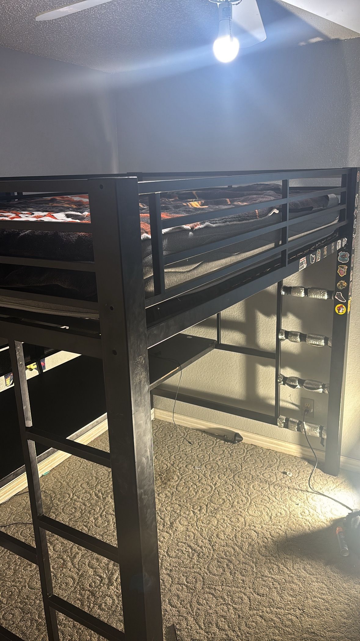 Top Bunk Bed With Desk