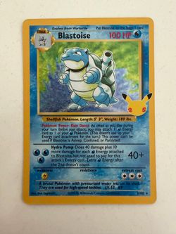 Blastoise 2/102 - Celebrations Pokemon Card