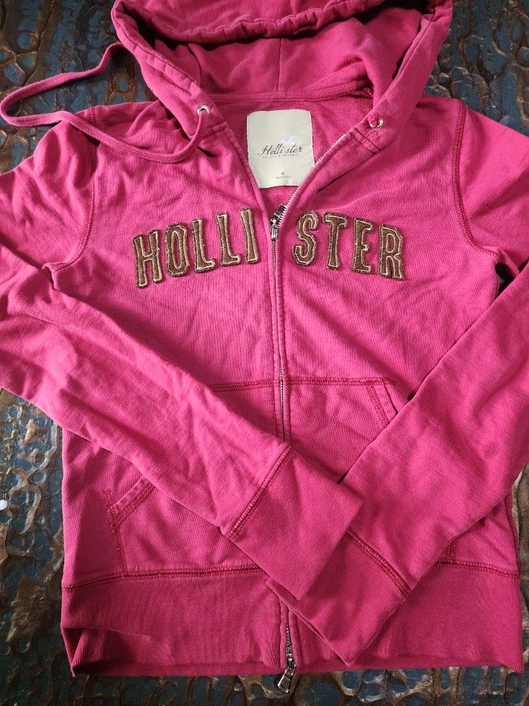SZ MD HOLLISTER ZIP HOODY
