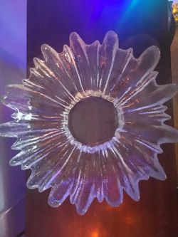 1970s MCM Vintage Pukeberg  Swedish Glass Bowl/Vase