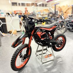 New Electric Dirt Bike With Turn Signals 5KW  Motor, 60v - Easy Payment Plans 